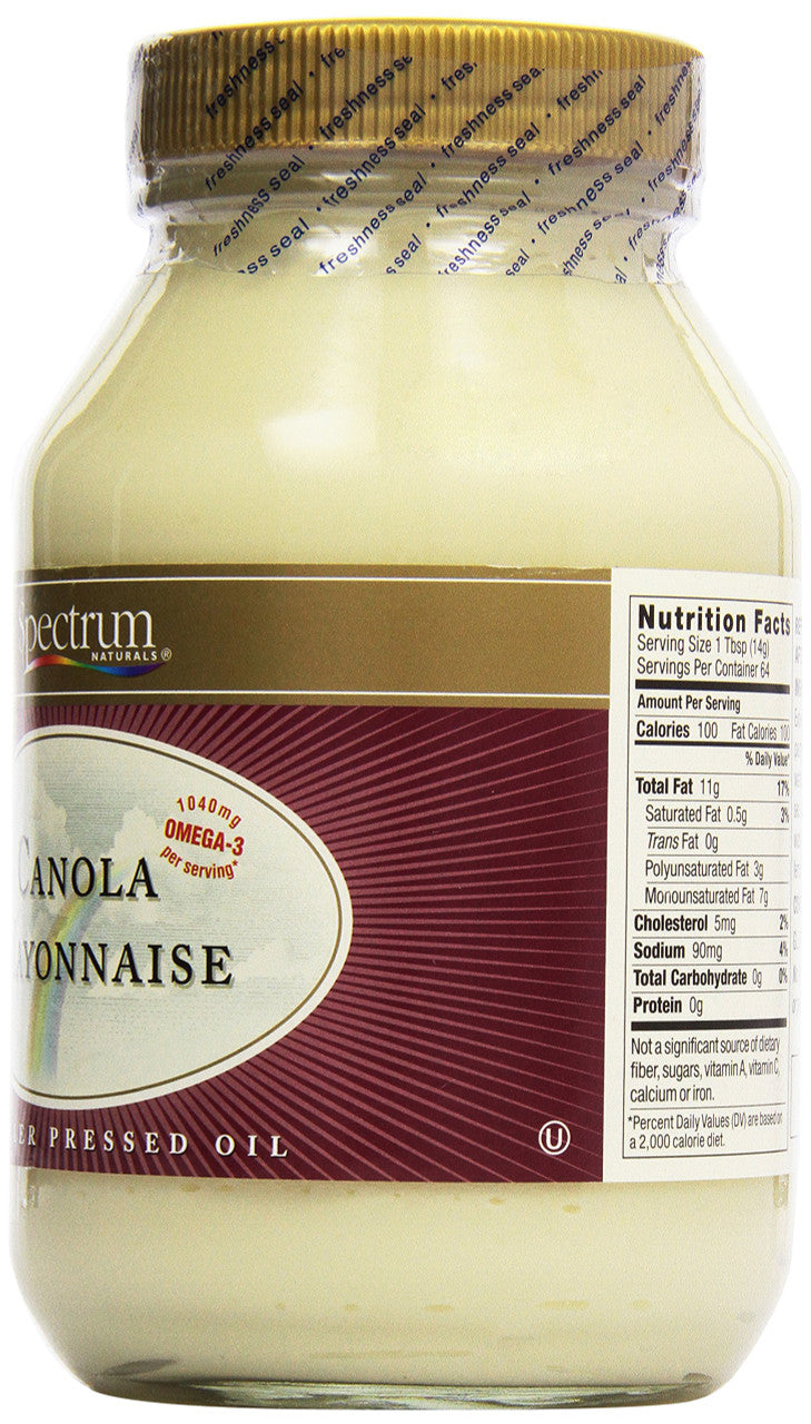 Spectrum Mayonnaise, Canola, 946ml/32oz.,  {Imported from Canada}