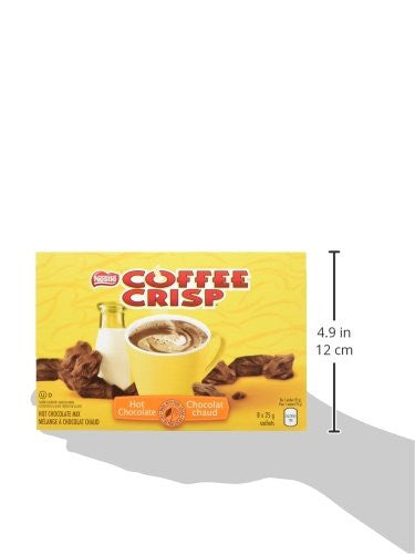 Nestle Coffee Crisp Hot Chocolate  8x25g sachets {Imported from Canada}