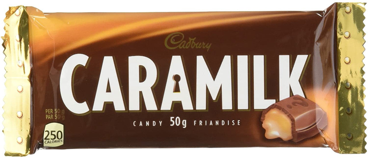 Cadbury Caramilk Chocolate Bar, 50g/1.8 oz., {Imported from Canada}