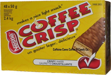 Nestle Coffee Crisp Chocolate Candy Bars, 48 Count -4pk {Imported from Canada}