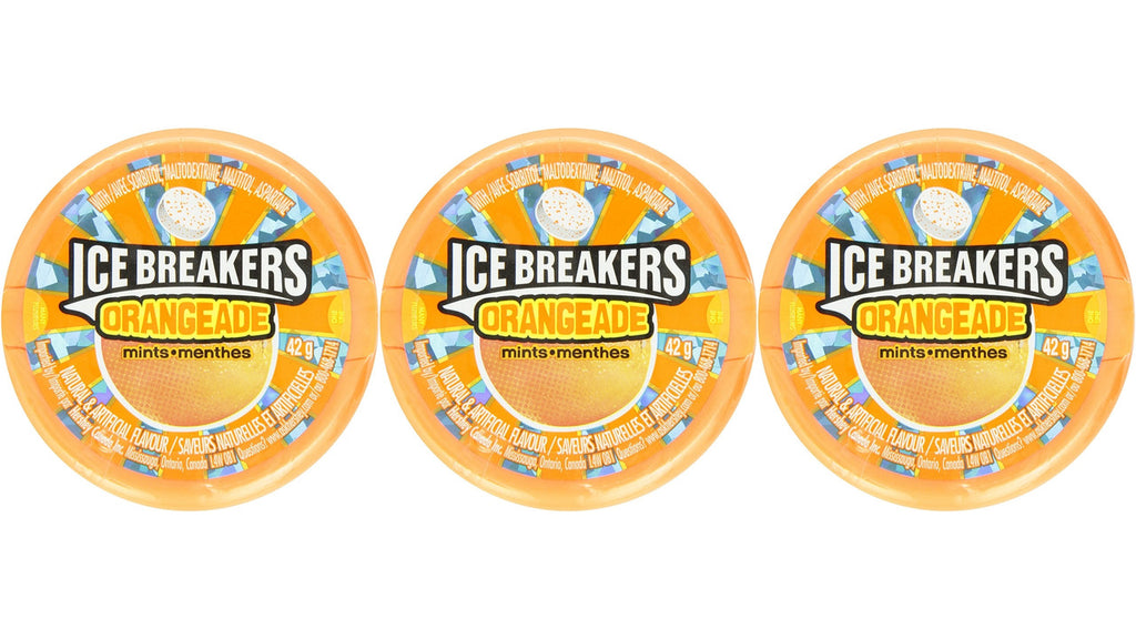 Ice Breakers Orangeade Mints, 42g/1.5 oz. (3 pk) {Imported from Canada}
