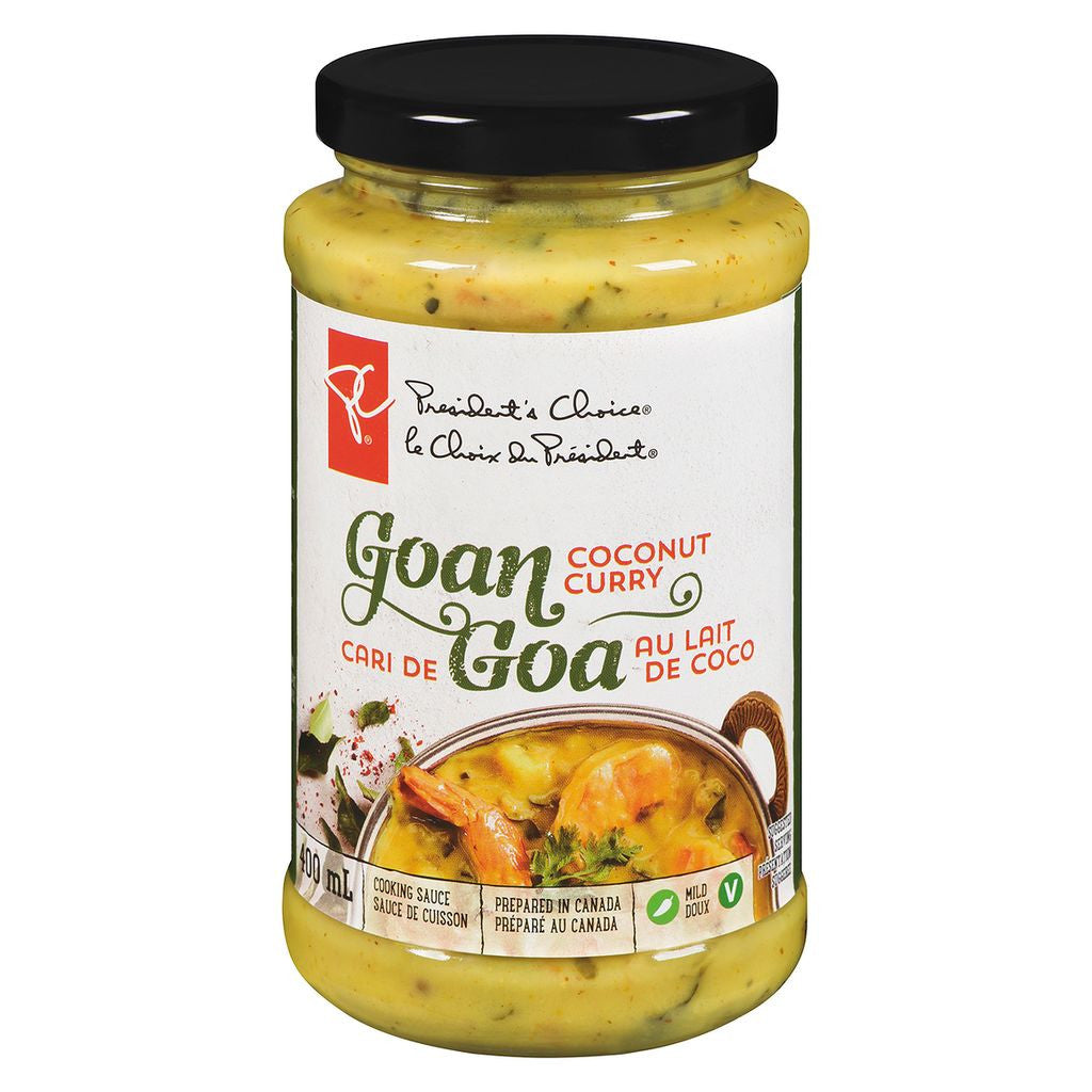 PC Goan Coconut Curry Cooking Sauce 400mL/13.5 oz {Imported from Canada}