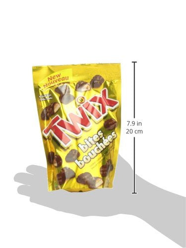 Twix Chocolate Bites, Stand Up Pouch, 230g/8.1oz, (Imported from Canada)