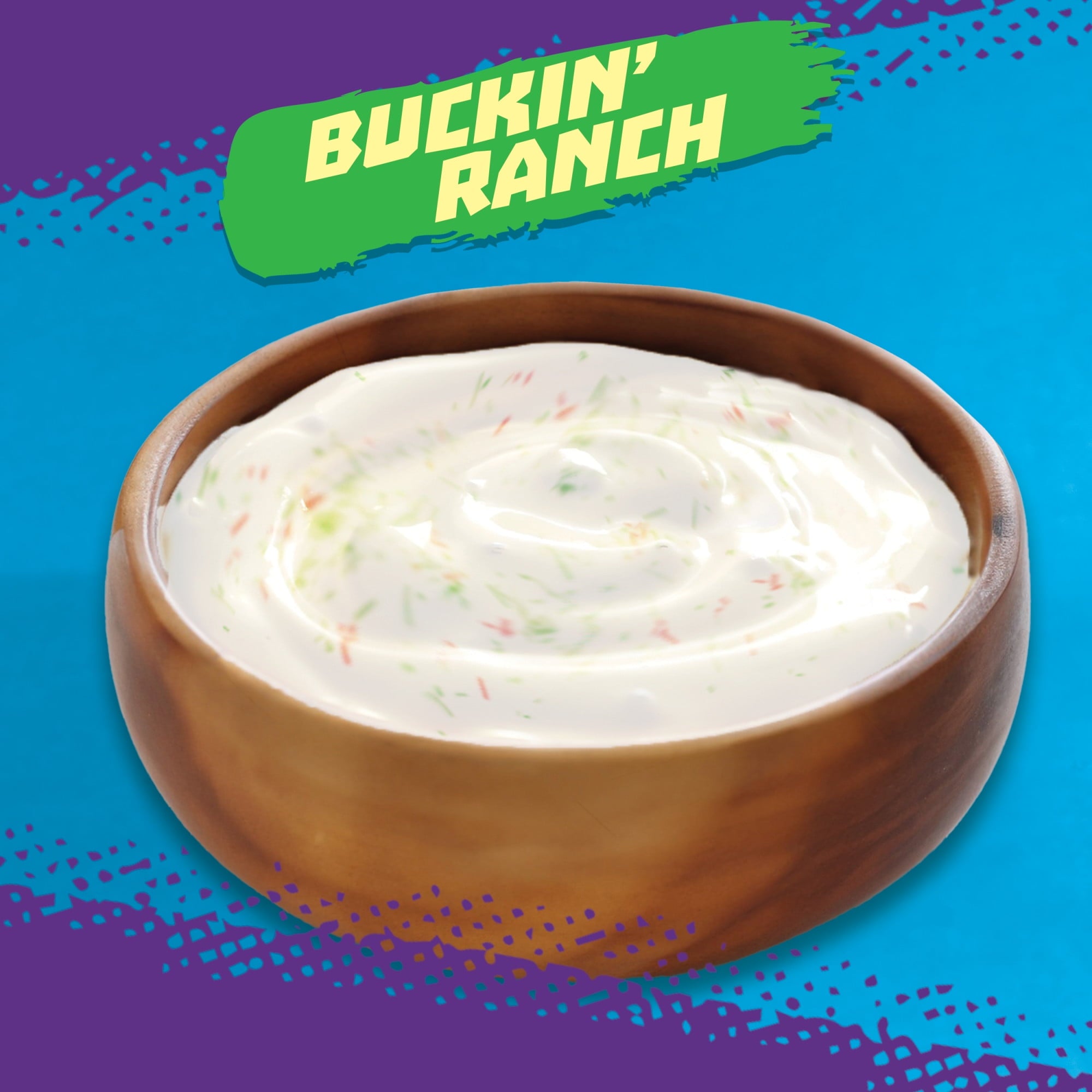 Takis Buckin' Ranch Non-Spicy Rolled Tortilla Chips, Buckin' Ranch In A Bowl