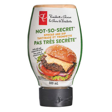 President's Choice Not-So-Secret Spread and Dip, 300ml/10.1 fl. oz., {Imported from Canada}