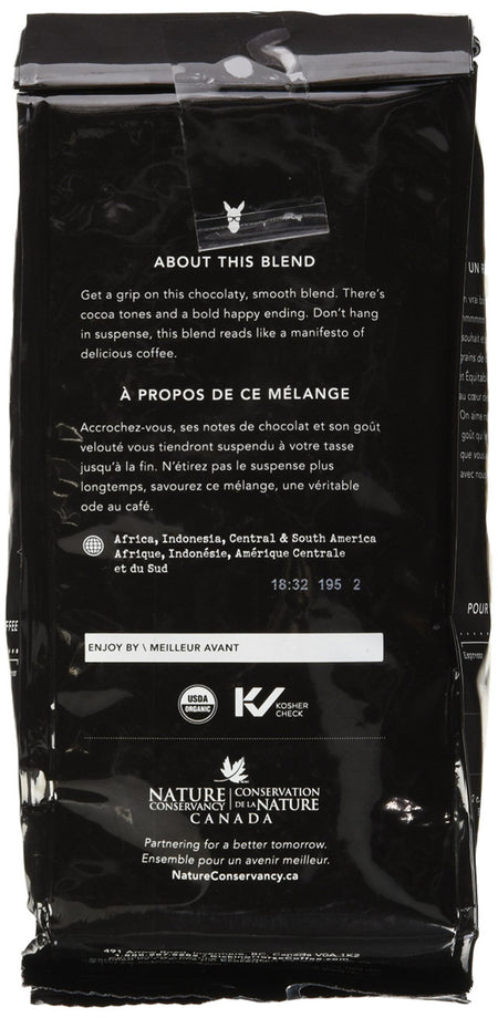 Kicking Horse Organic Medium Roast Whole Bean Coffee, Cliff Hanger, 1 lb