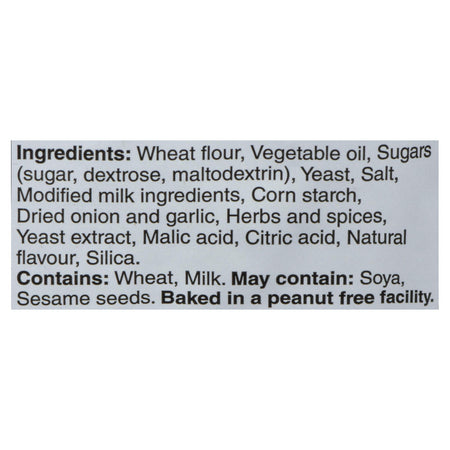 Boulangerie Grissol Baguettes Garden Herb Crackers, 120g/4.2 oz. Box  {Imported from Canada}