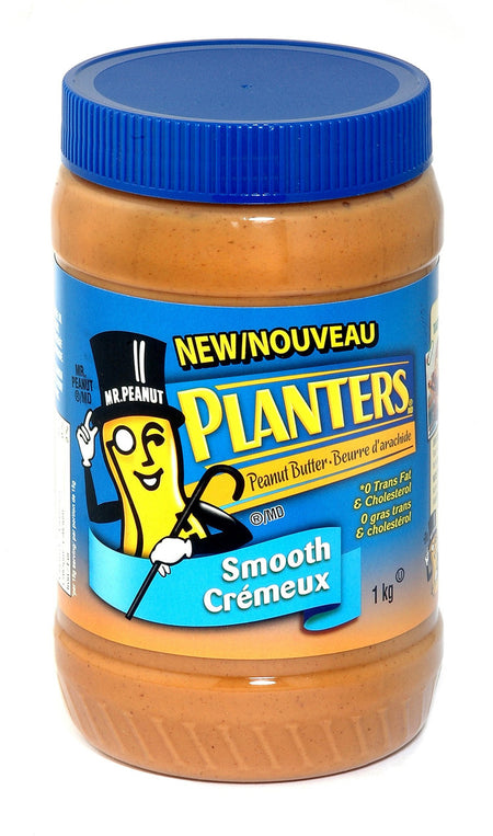 Planters, Smooth Peanut Butter, 1kg/35.3 oz., {Imported from Canada}