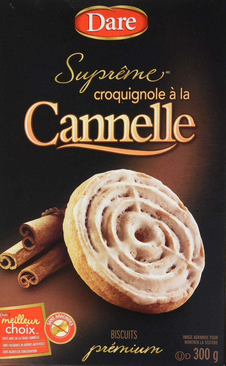 Dare Ultimates Cinnamon Danish Cookies, 300g/10.6oz., {Imported from Canada}