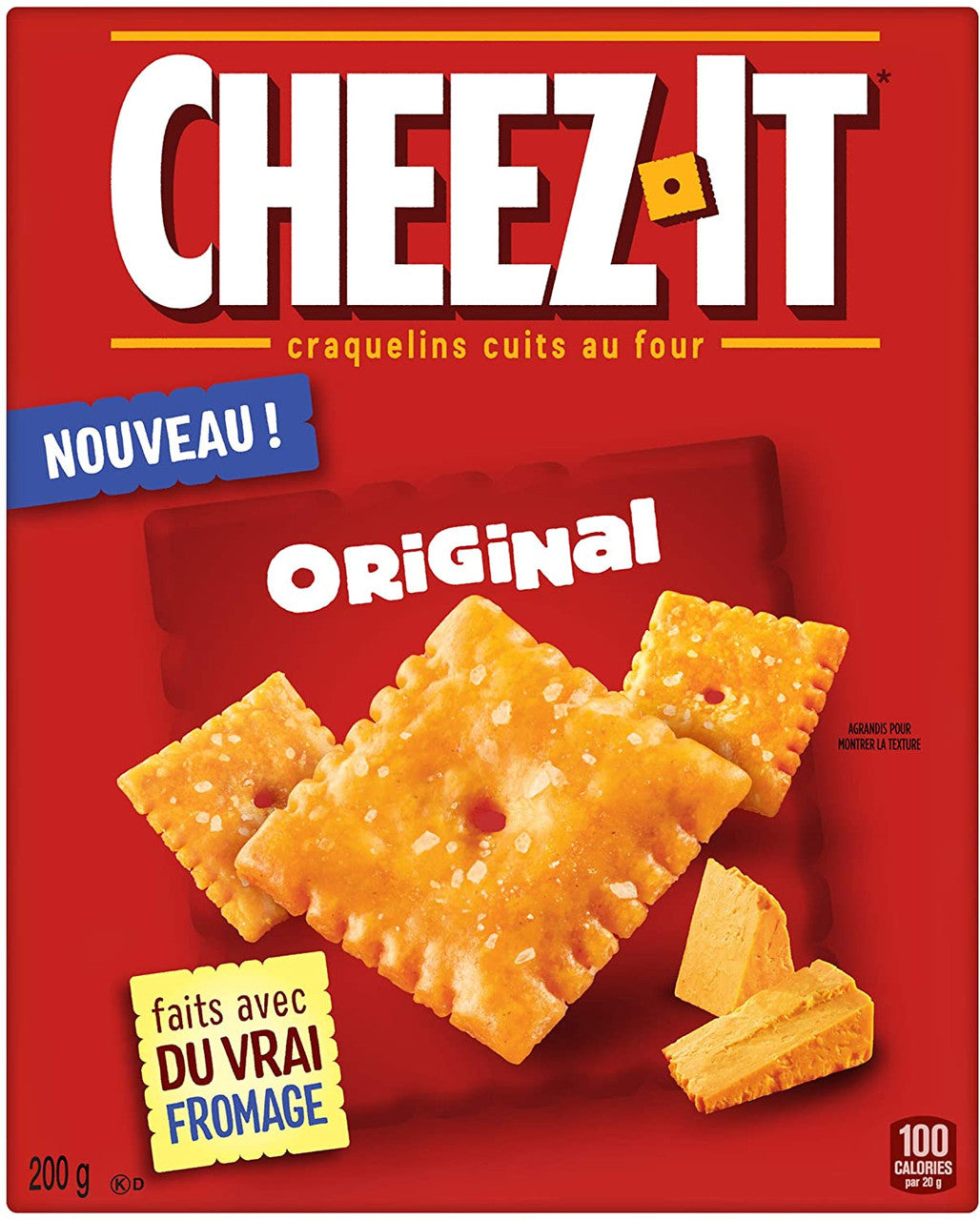 Cheez-It Original Crackers, 200g/7.1 oz, {Imported from Canada}