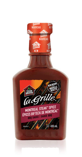 La Grille, Grilling Made Easy, BBQ Sauce, Montreal Steak Spice, 435ml/14.7oz. (Imported from Canada)