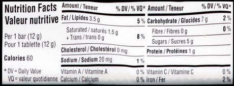 Cadbury Wunderbar Mini Chocolate Bars 10 Snack Size, 115g/4oz, 5-Pack {Imported from Canada}