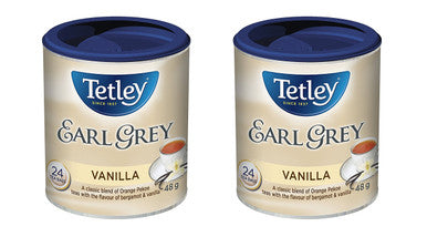 Tetley Tea Earl Grey Vanilla, 24 Round Tea Bags (Pack of 2) {Imported from Canada}