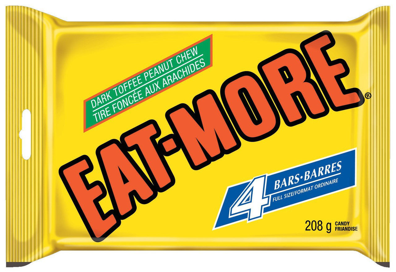 Eat More Chocolate Bar 4 Packs (52g/Pack) {Imported from Canada}
