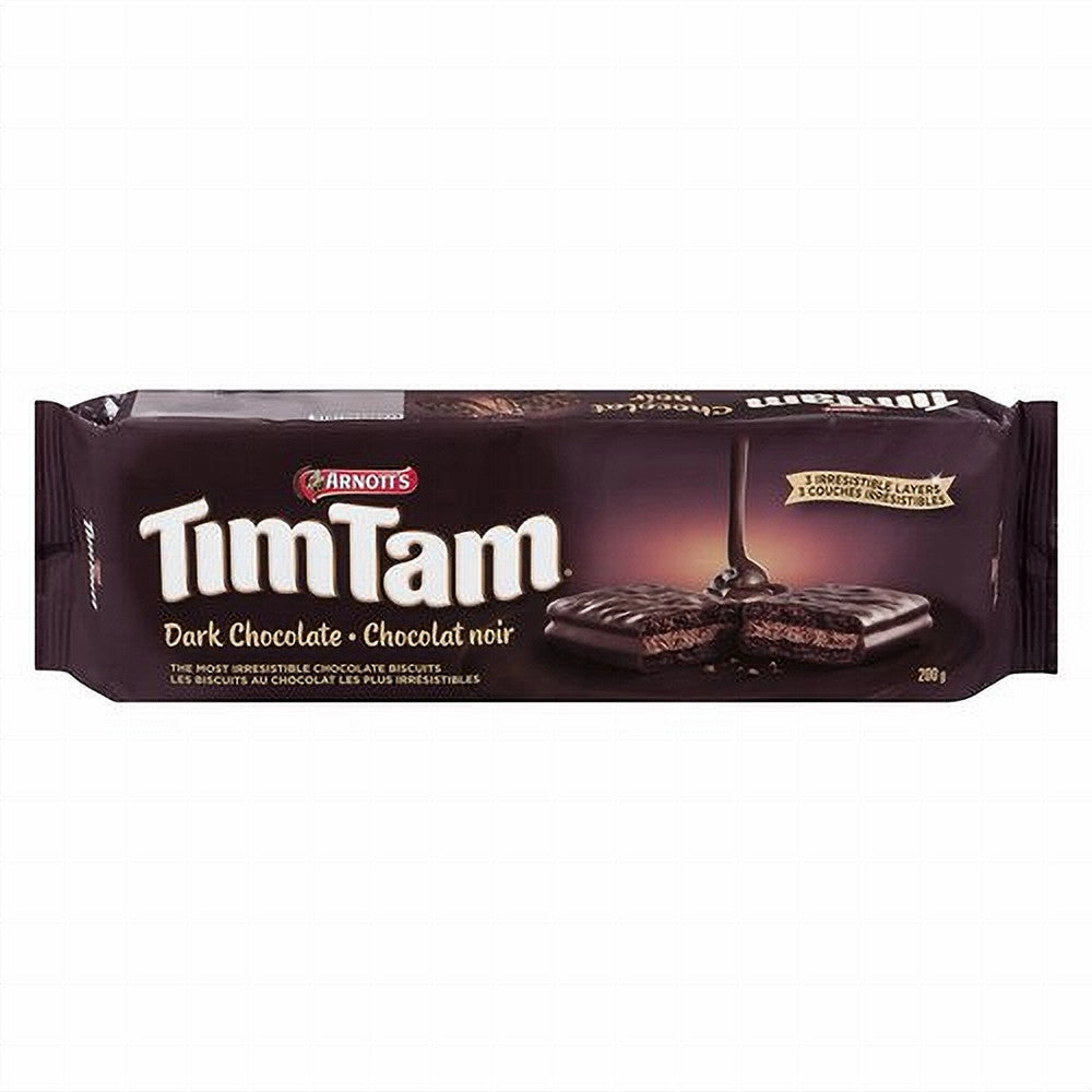Arnott's Tim Tam Dark Chocolate Biscuits, 200g/7.1 oz., {Imported from Canada}
