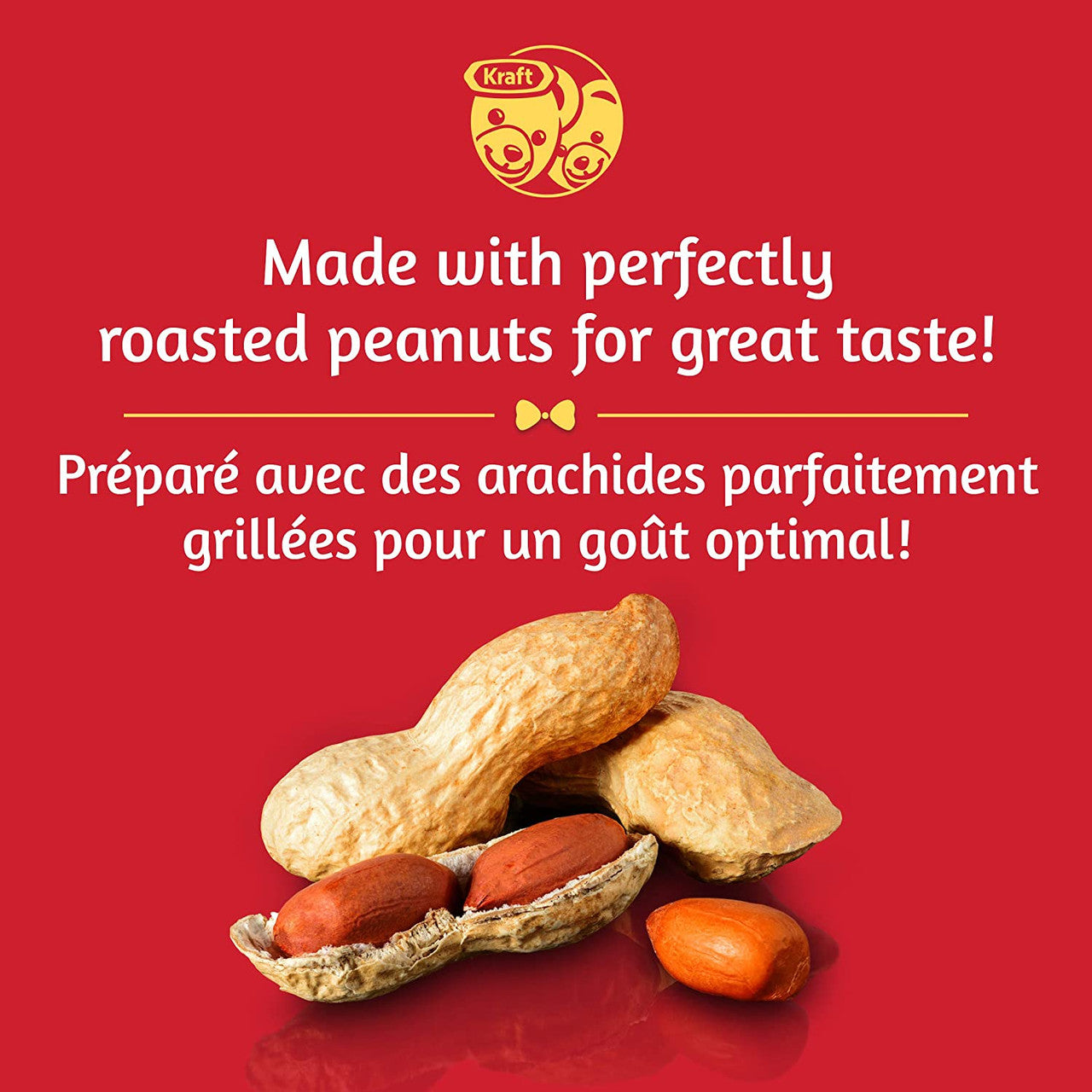 Kraft Peanut Butter, Crunchy, 500g/17.6 oz., Jar {Imported from Canada}