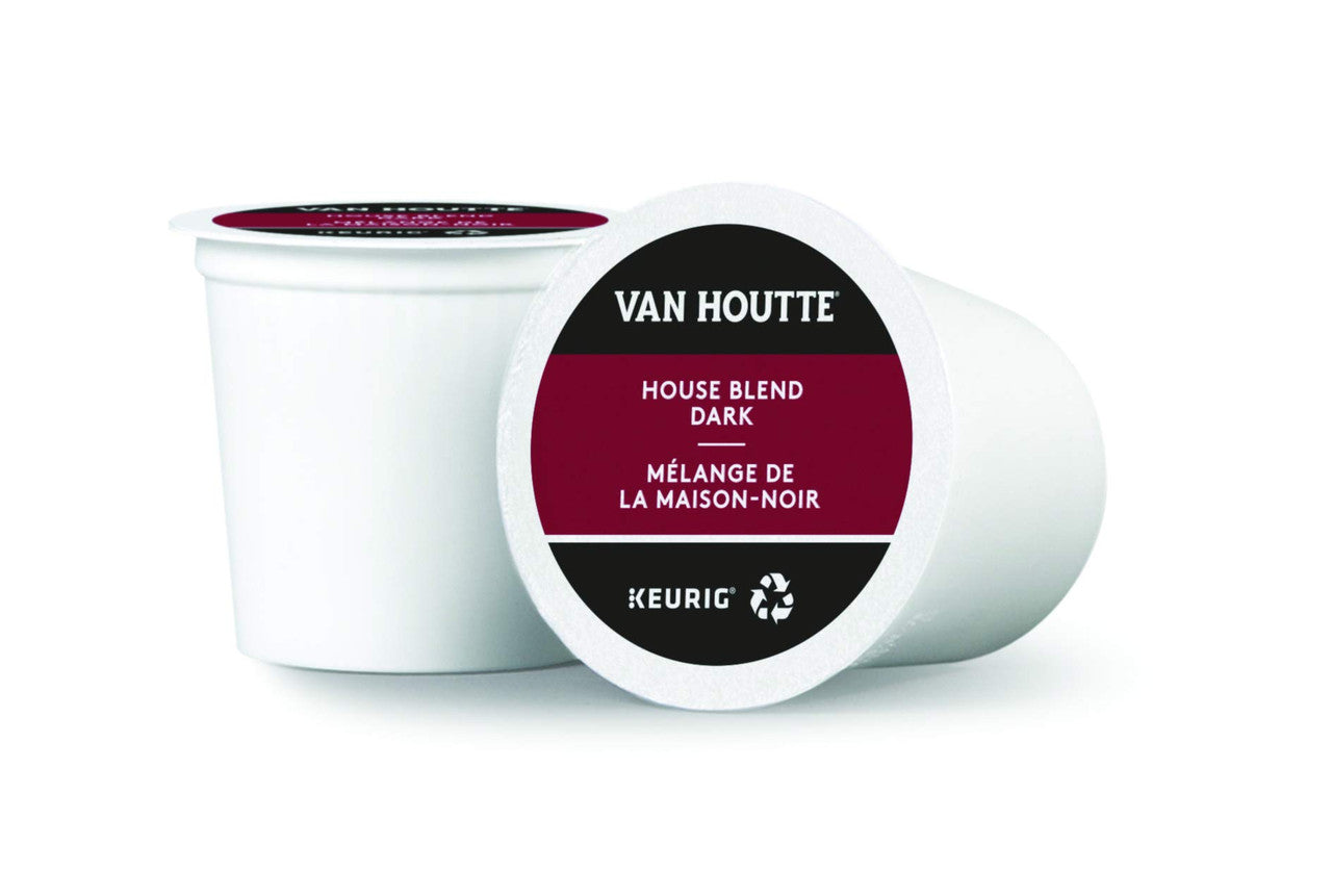 Van Houtte Original House Blend Dark Single Serve Keurig K-Cup pods, 12ct, (Imported from Canada)