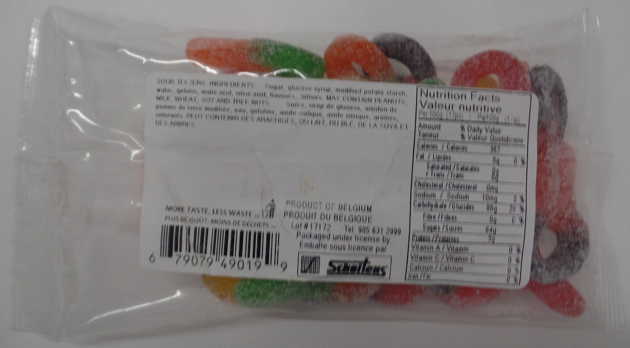 Cottage Country Sour Teezers Gummy Candy 150g/5.3oz. 5pk (Imported from Canada)