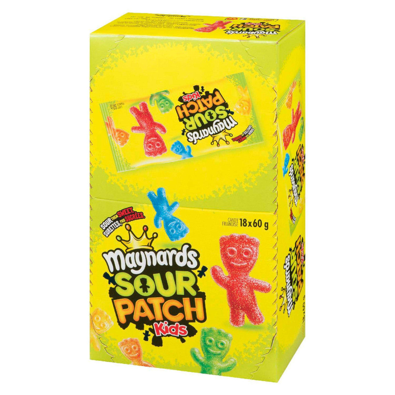 Maynard's Sour Patch Kids (18pk) 60g/2.1oz per pack) {Imported from Canada}