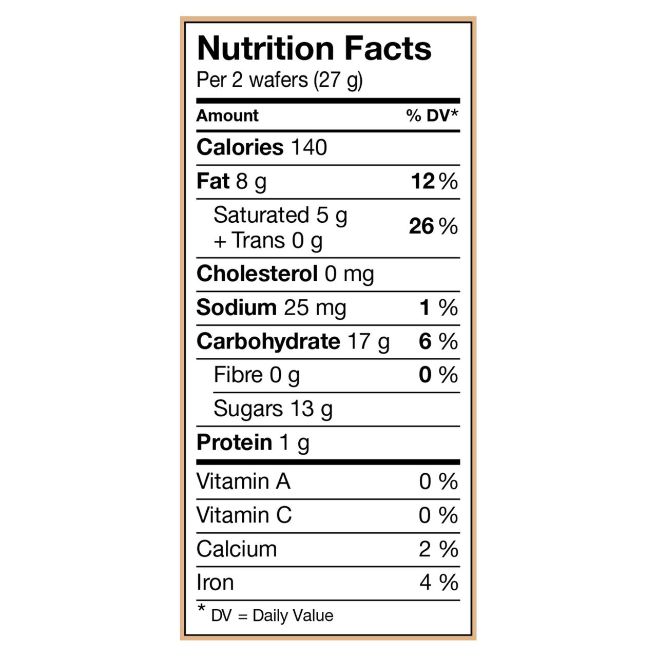 Leclerc Celebration Café au Lait Wafer Cookies, 240g/8.5 oz. Box {Imported from Canada}