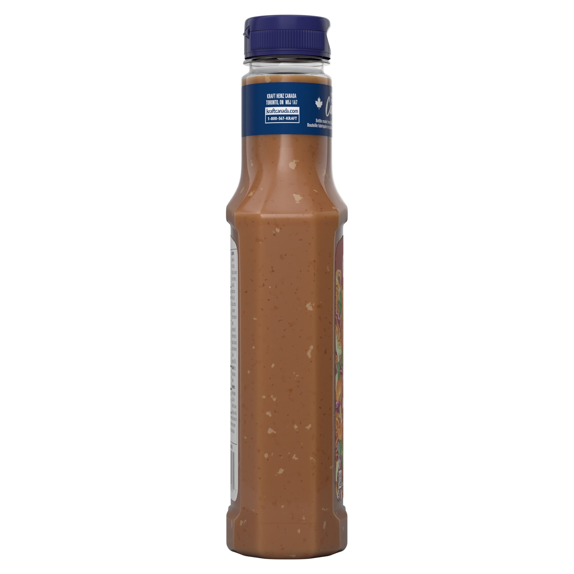 Kraft Asian Sesame Salad Dressing, 425mL/15 fl. oz. - Right Side Of Bottle