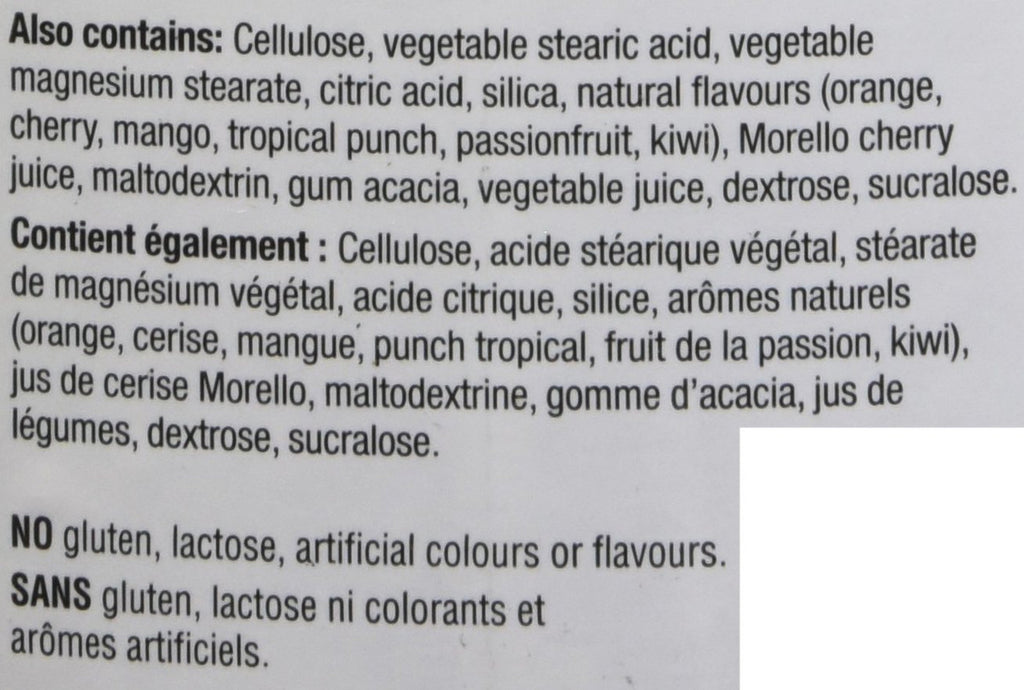 Jamieson Chewable Vitamin-C 500mg Value Supplement Pack(330 Count), Mixed 3 Flavors