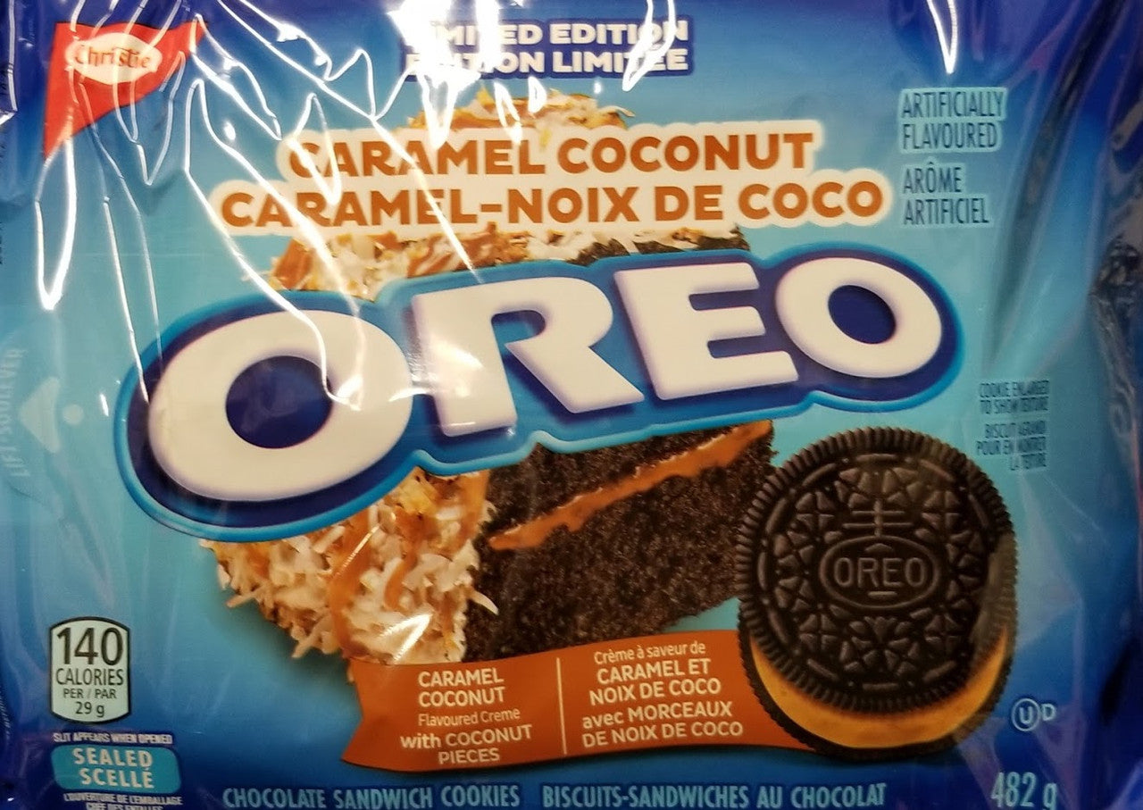 Oreo Caramel Coconut Cookies, 482g/17oz, (Imported from Canada)