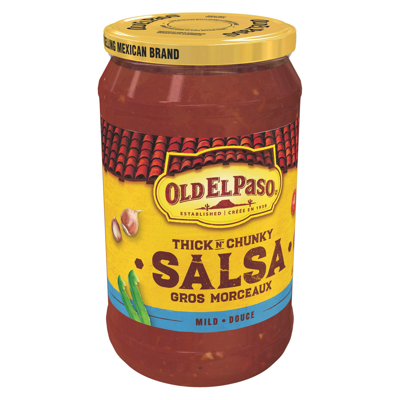 Old El Paso Thick 'n Chunky Mild Salsa, 650ml/22 fl.oz., {Imported from Canada}