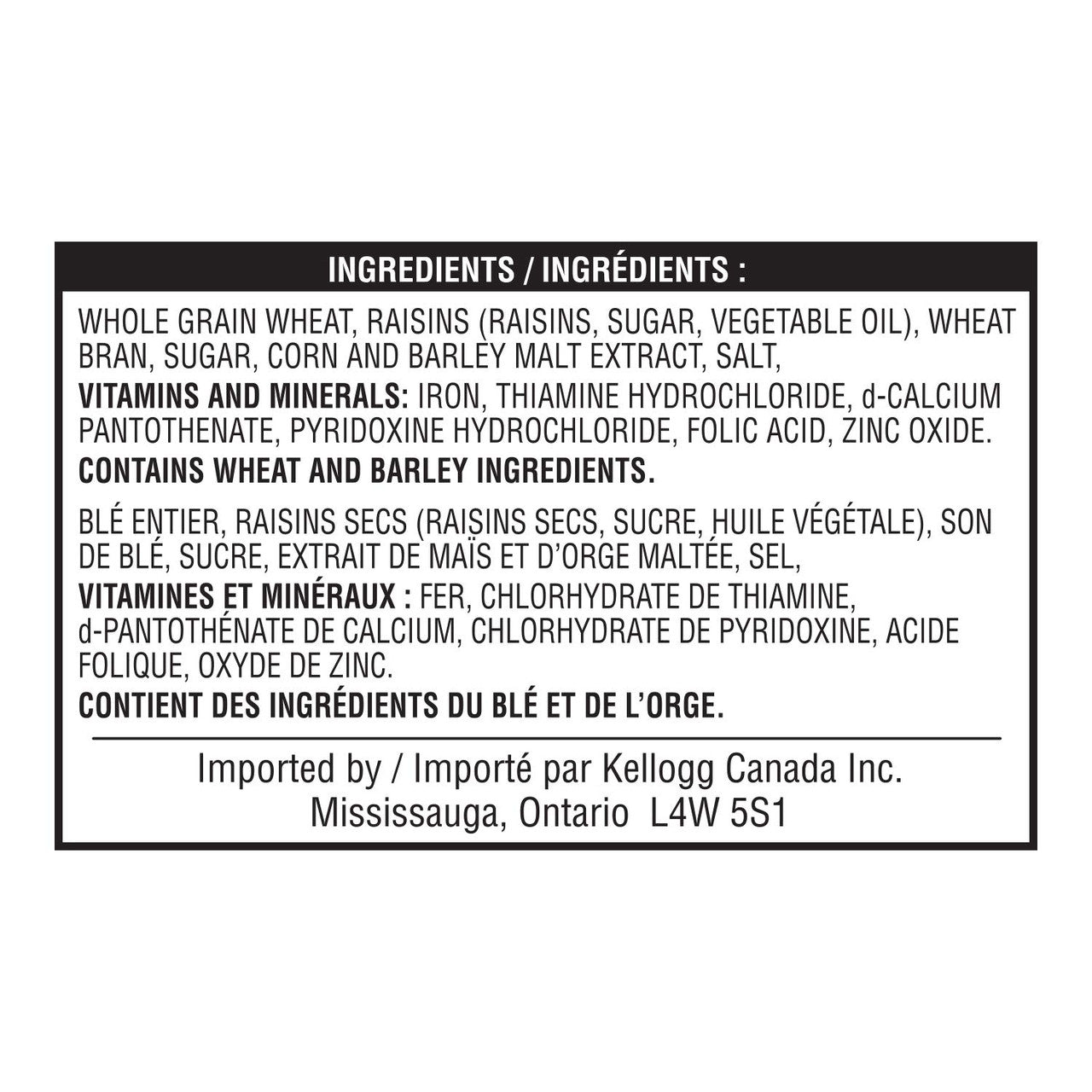 Kellogg's, Two Scoops, Raisin Bran Cereal, 1150g/40.6 oz., {Imported from Canada}