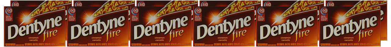 Dentyne Fire Bubble Gum, Cinnamon, 12x12/144ct, {Imported from Canada}