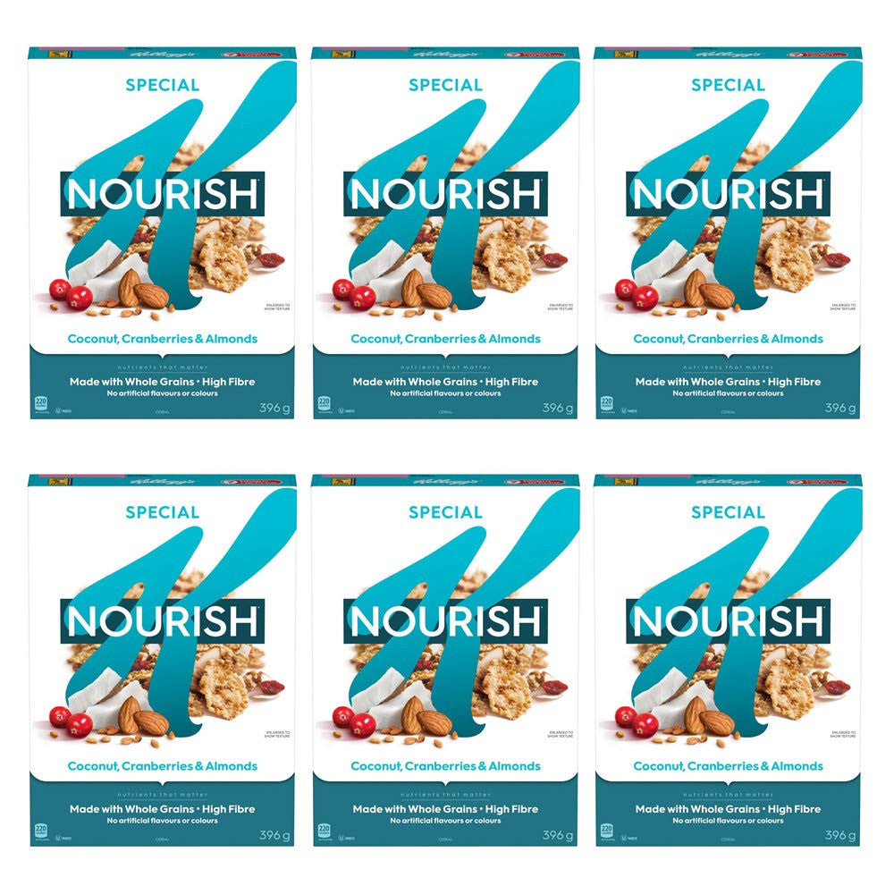 Kellogg's Special K Nourish Coconut, Cranberries & Almonds Cereal, 396g/14oz, 6-Pack {Imported from Canada}