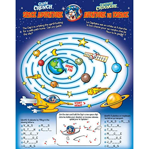 Quaker CAP'N CRUNCH Cereal 350g/12.34 oz., {Imported from Canada}