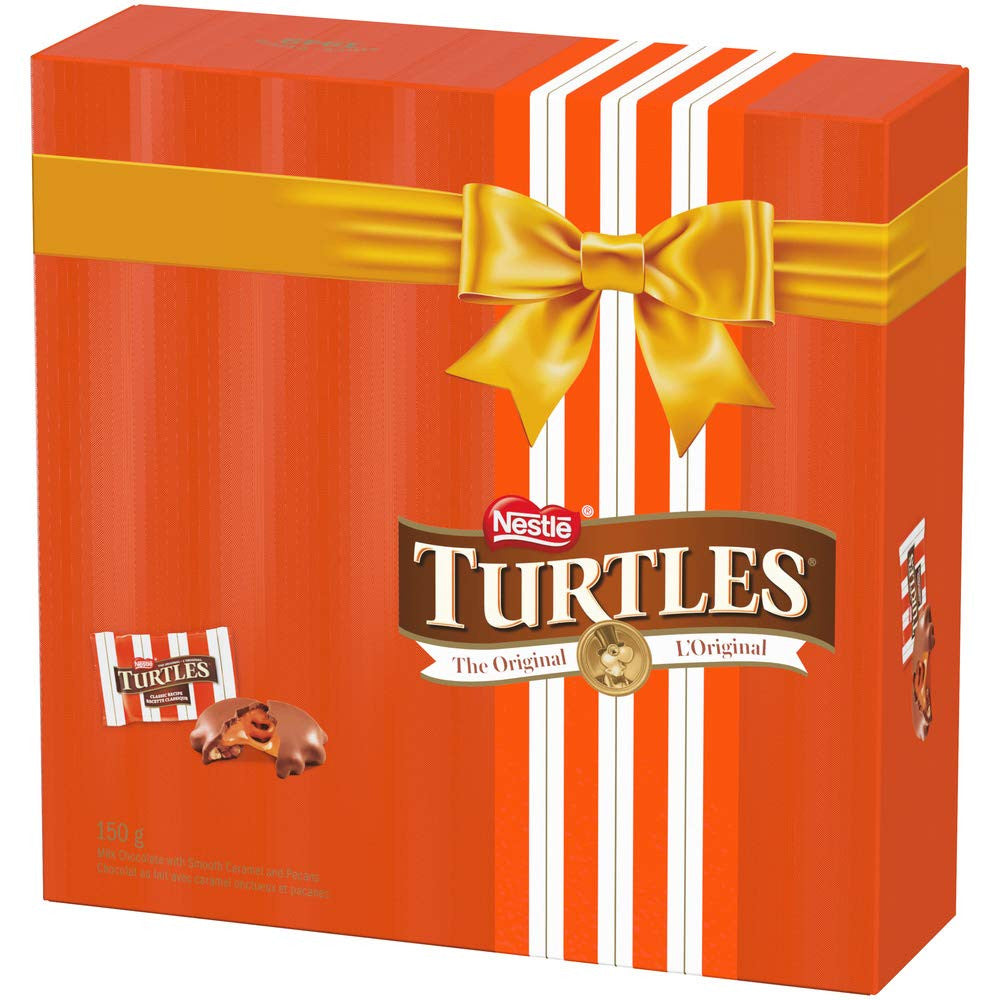 Nestle Turtles Classic Recipe Chocolates Gift Box, 150g/5.3oz, {Imported from Canada}