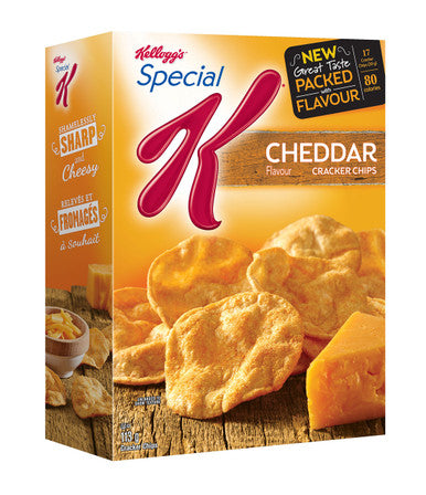 Kellogg's Special K Cracker Chips Cheddar Flavour 113g {Imported from Canada}