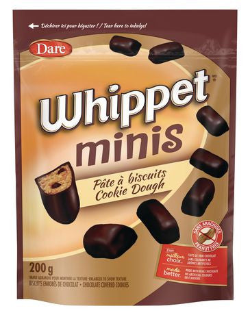 Dare, Whippet Cookie Minis, Cookie Dough, 200g/7.1oz., {Imported from Canada}