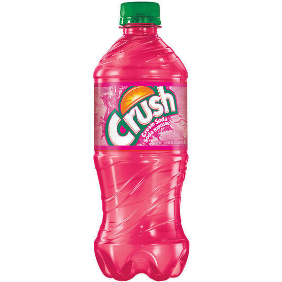 Crush Cream Soda, 1 Pallet, (1296) 20oz, 591ml Bottles {Imported from Canada}