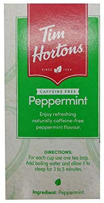 Tim Horton's Caffeine Free Herbal Tea Bundle - 1 Box of Each: Apple Cinnamon, Peppermint, Lemon & Honey (20 Bags/Box; 60 Bags Total)