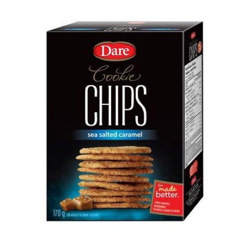 Dare Sea Salted Caramel Cookie Chips, 170g/6oz., {Imported from Canada}