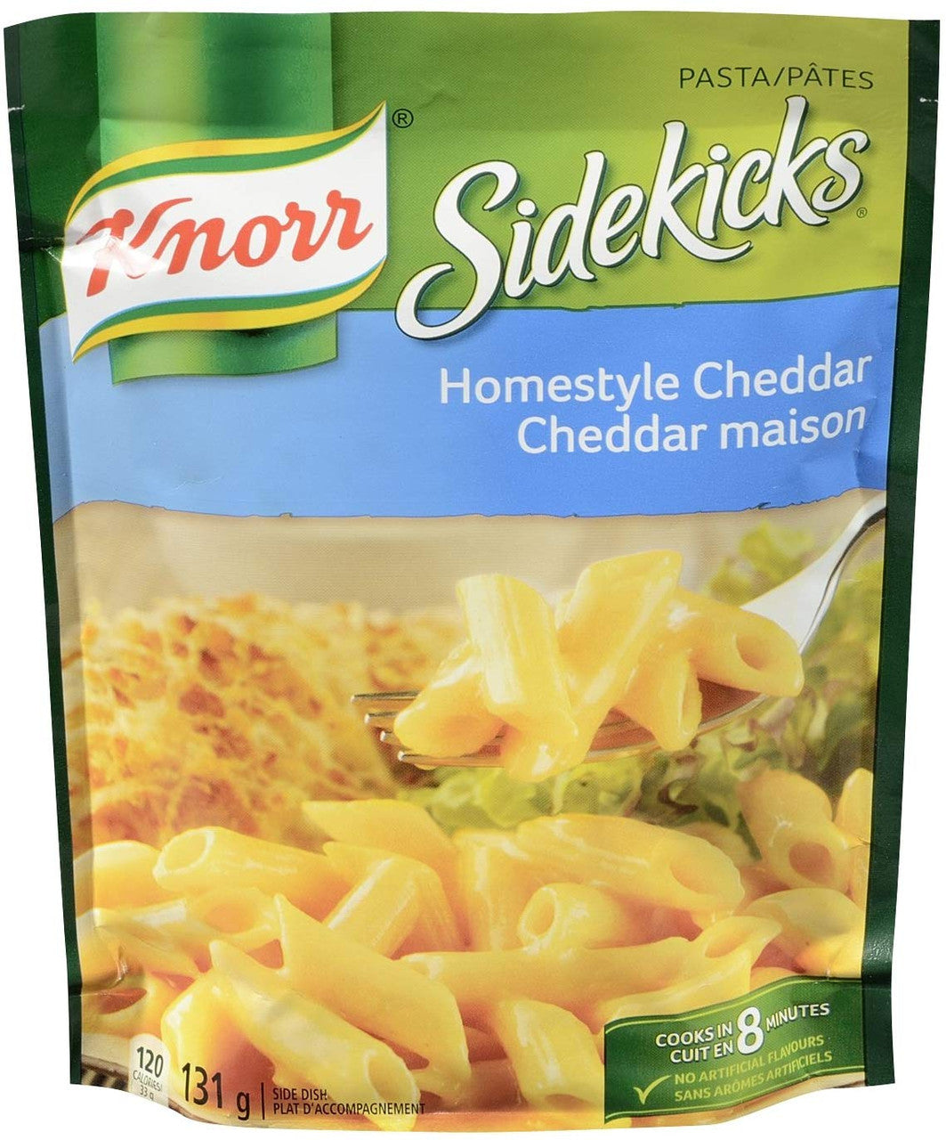 Knorr Pasta Homestyle Cheddar Side Dishes 131g/4.6 oz., 8pk {Imported from Canada}