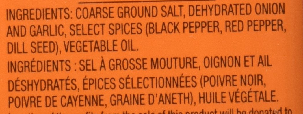The Keg Steakhouse Steak Seasoning Gluten Free No MSG Added - 1.1kg | 38.8oz {Imported from Canada}