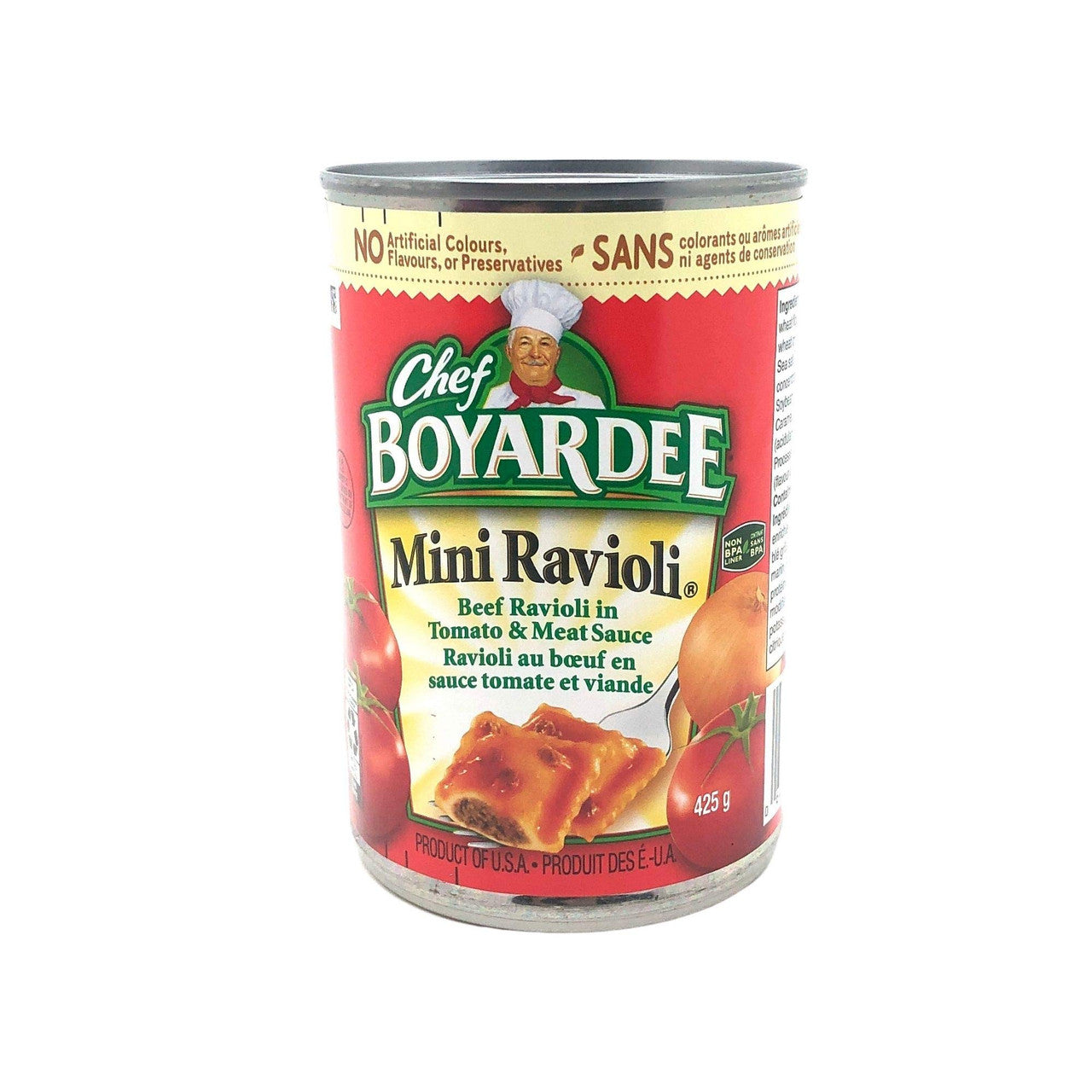 Chef Boyardee Mini Ravioli Pasta, (425g/15 oz., can), 4 Pack {Imported from Canada}