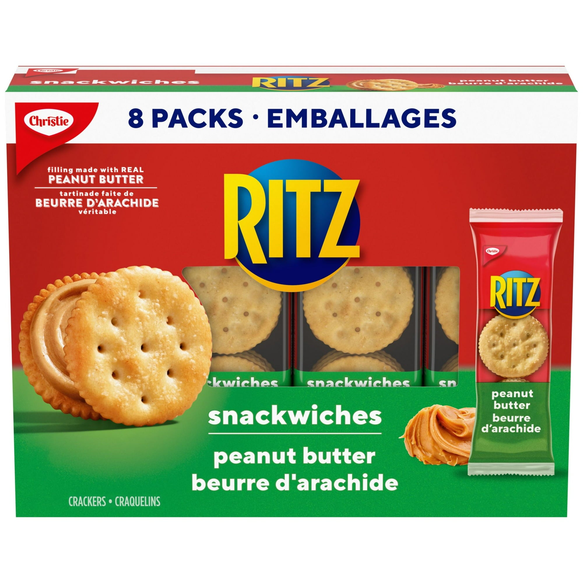 Ritz Snackwich Peanut Butter Crackers front