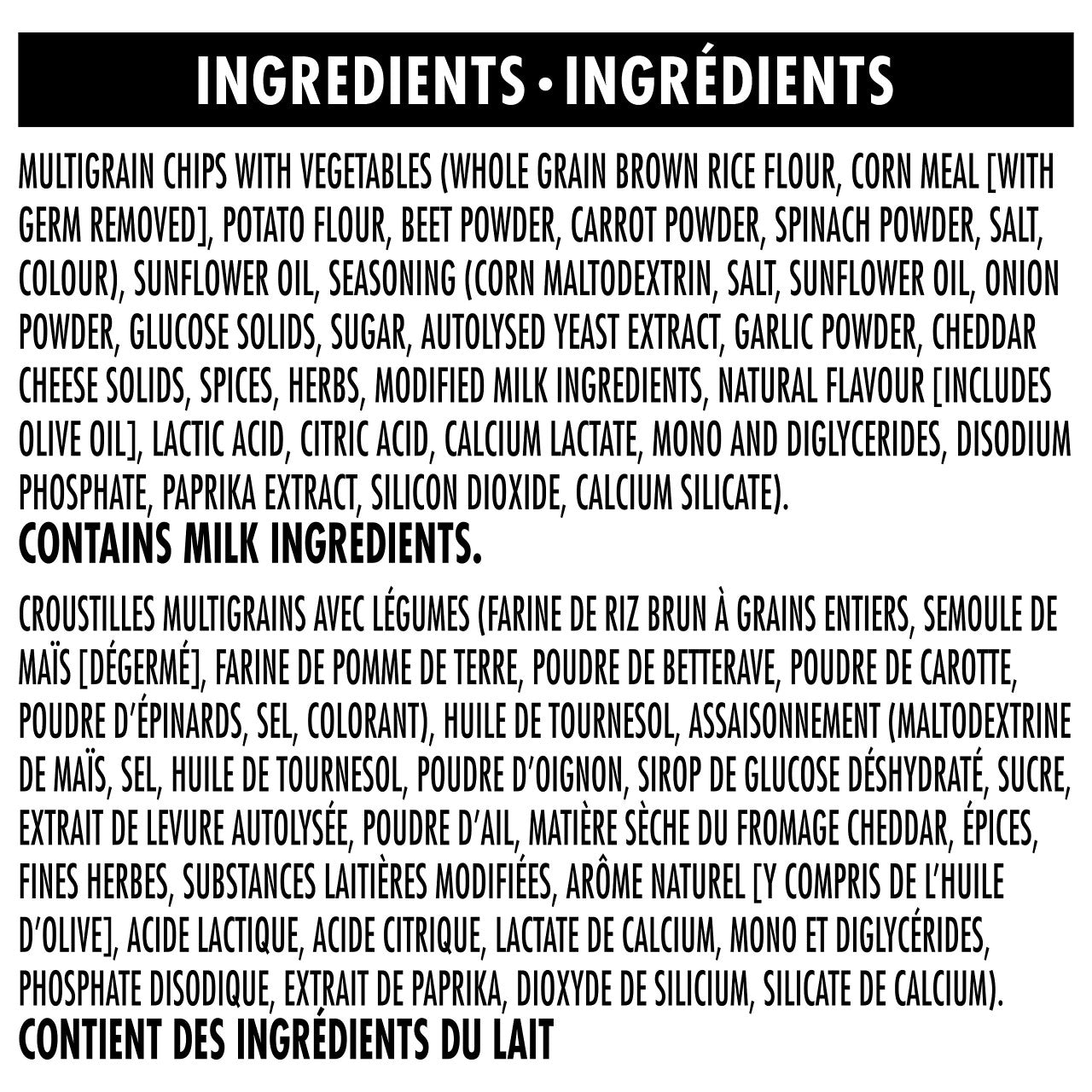 Quaker Crispy Minis Veggie Italian Herb & Olive Oil Multigrain Chips, 90g/3.2 oz. (Imported from Canada)