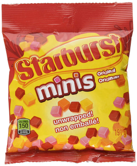 STARBURST Original MINIS, 191g/6.7 oz. (12pk) {Imported from Canada}