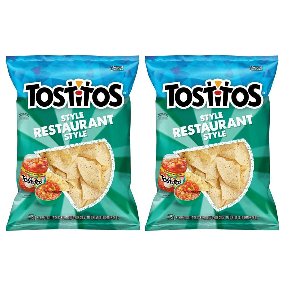 Tostitos Restaurant Style Chips 275g/9.7oz, 2-Pk {Imported from Canada}