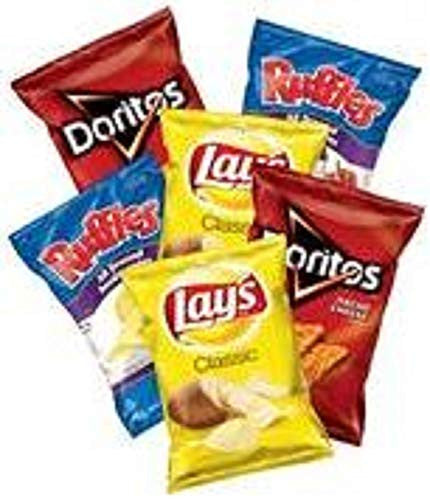 Box of FRITOS Variety CASE, Lays, Ruffles, Doritos Chips (36ct x 40g/1.4oz) (Imported from Canada)