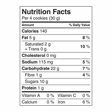 Dare Breaktime Chocolate Chip Cookies, 325g/11.5oz., 12 Count {Imported from Canada}