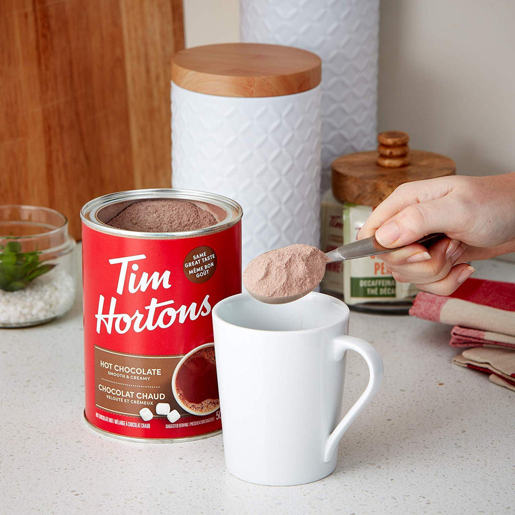 Tim Horton's Hot Chocolate and Cappuccino Bundle - Top Selling Flavors - Tim Horton's Hot Chocolate and Tim Horton's French Vanilla Cappuccino - (Timmie's Bundle)