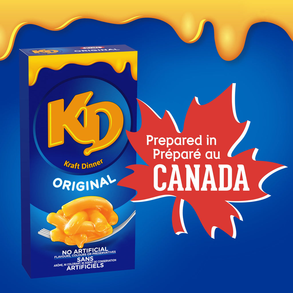 Kraft Dinner Original Macaroni & Cheese 225g x (12pk) {Imported from Canada}