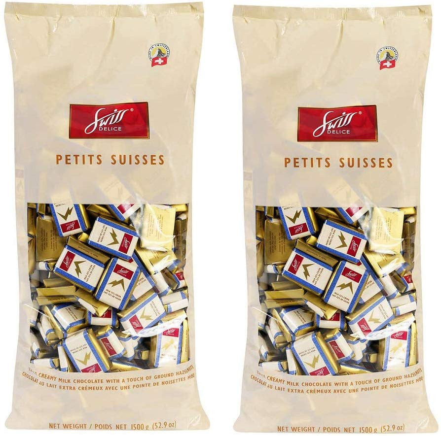 Swiss Delice Extra Creamy Milk Chocolate - 1.5kg/3.3 lbs., (2pk){Imported from Canada}